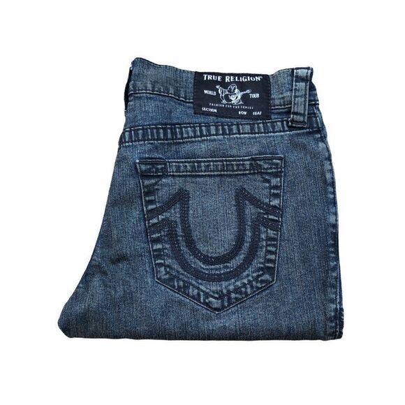 Brand New True Religion Jeans Size 32 GENO Blue - Picture 7 of 11